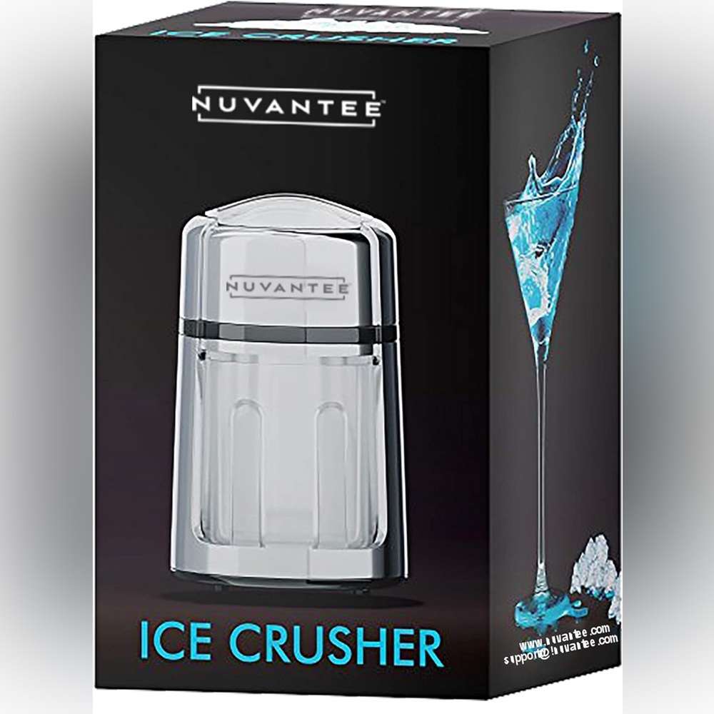 Nuvantee Manual Ice🧊Shaver - Stainless Steel Snow Cone Maker Non-Slip BPA Free